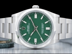 Rolex Oyster Perpetual 36 Verde Green Dial - Rolex Guarantee 126000